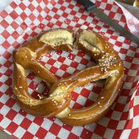 Nice pretzel   at Cafe International in Helen