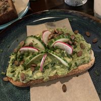 Avocado toast (without egg)  at Koffie House  in Key West