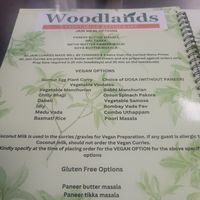 Vegan options at Woodlands in Westborough