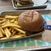 Truffle and Onion Burgerr which  at BABAS - Högdalen in Bandhagen