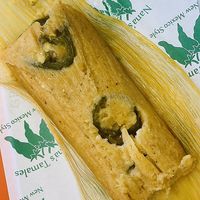 Vegan jalapeno tamale at Nana's Tamales  in Temecula