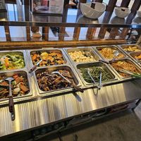 Hot Buffet at Trendy Vegan in Houston
