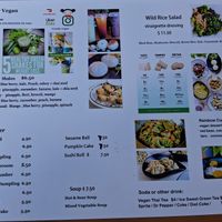 Menu page 2 at Trendy Vegan in Houston