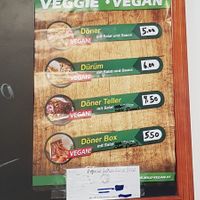 All the vegan options at Tigris Döner Kebap in Wurzburg