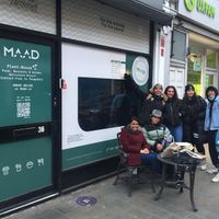 This place is so MAAD! Everyone passing by is checking it out.. Happy😊lovely🥰people can’t  wait to get they food orders in... at MAAD in South West London