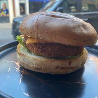 Vegan Chicken Burger at MAAD in South West London