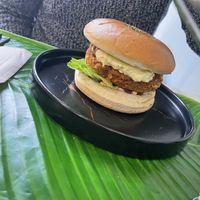 Chickn burger   at MAAD in South West London