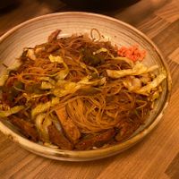 Yakisoba  at Okashi Sanda in Madrid
