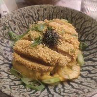 Katsudon vegano at Okashi Sanda in Madrid
