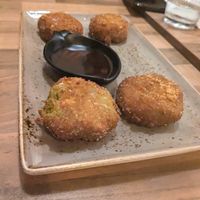 Kabocha korokke at Okashi Sanda in Madrid