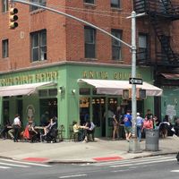 Outdoor seating at Anita Gelato at Anita La Mamma Del Gelato in New York City