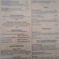 Menu at Hafeneck in Mainz