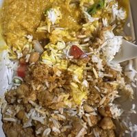 Pick2 chickpea and lentil vegan curries 😋  at Fojol bros in Cottonwood