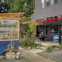 Otherlands exterior seating at Otherlands Beer in Bellingham