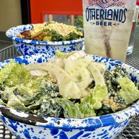 Side of Caesar salad  at Otherlands Beer in Bellingham