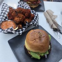 L’âme soeur + cauliflower side + burger fiancé  at Burger Fiancé in Montreal