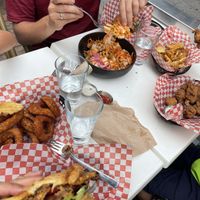 Burger fiancé, frites kimchi croquette de pou-let at Burger Fiancé in Montreal