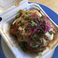 Kimchi fries  at Burger Fiancé in Montreal