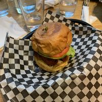 “Chicken” sandwich   at Burger Fiancé in Montreal