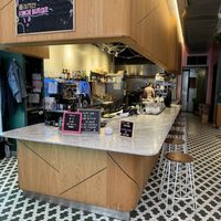 Inside  at Burger Fiancé in Montreal