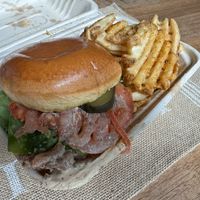 Spicy Chicken Burger  at Burger Fiancé in Montreal