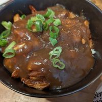 Side of classic poutine at Burger Fiancé in Montreal