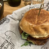 Burger Fiance truffle burger  at Burger Fiancé in Montreal