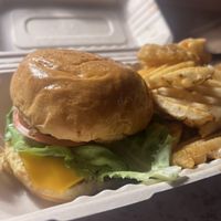 Cheese burger   at Burger Fiancé in Montreal