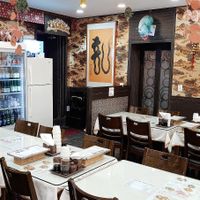 Interior of location - seating space at Hwang-Geumlyong 황금룡 in Seoul