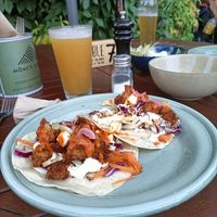 Cauliflower vegan tacos at Hone's Garden in Northland