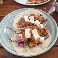 Cauliflower tacos  at Hone's Garden in Northland