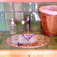Beautiful sink at Wara Farm わらふぁーむ in Goshogawara