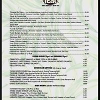 Menu  at iEat in Johnson City