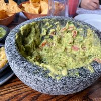 Freshly smashed guacamole at Bonez in Crested Butte
