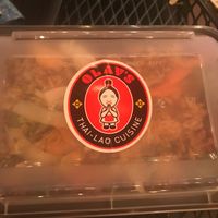 My food was so good I didn’t take a pic until I had packed up leftovers. at Olay's Thai Lao Cuisine in Honolulu