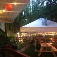 Courtyard  at Olay's Thai Lao Cuisine in Honolulu