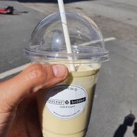 Mango smothie 45 kr. at Systrar & Bröder in Malmo