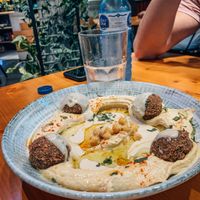 Falafel & Hummus at Hummus and Company in Barcelona