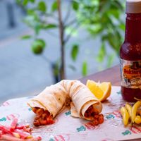 Vegan Tantuni Wrap at TURP in Istanbul