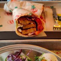Vegan Hatay Döner Wrap at TURP in Istanbul
