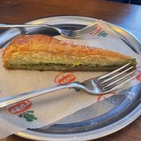 Pistachio baklava SO GOOD  at TURP in Istanbul