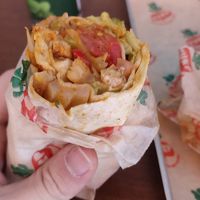 Fajita wrap with mint ayran at TURP in Istanbul