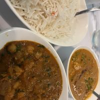 Chana masala and aloo matar  at Discovery Indian Cuisine in Palm Harbor