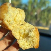 Mini cornbread at Karelyns Vegan Soul Café in Orlando