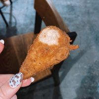 scary real looking!  at Karelyns Vegan Soul Café in Orlando