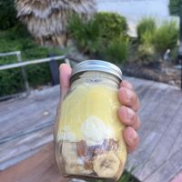 Banana pudding   at Karelyns Vegan Soul Café in Orlando