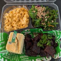 BBQ Platter at Karelyns Vegan Soul Café in Orlando