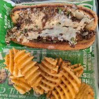 Philly Cheese Steak at Karelyns Vegan Soul Café in Orlando