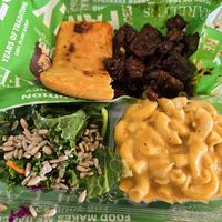 Burnt ends meal. $25 at Karelyns Vegan Soul Café in Orlando