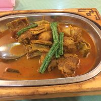 Curry chix at Popular Vegetarian Restaurant in Kuching